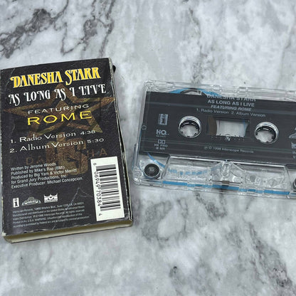 Danesha Starr Feat. Rome As Long As I Live Cassette Tape (Single) TJ4