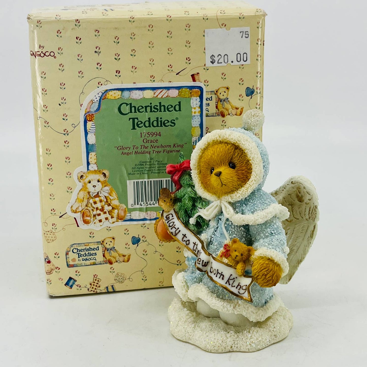 Cherished Teddies Grace Glory to The Newborn King 175994 IN BOX TC8