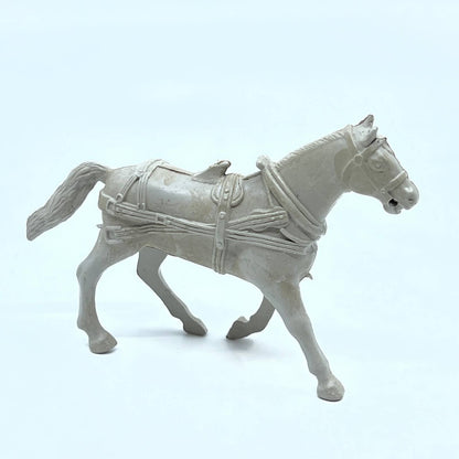 Marx 1960's Western Stage Coach Wagon Civil War Cassion Horse Gray SD7