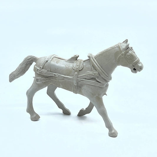 Marx 1960's Western Stage Coach Wagon Civil War Cassion Horse Gray SD7