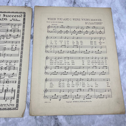 1909 Sheet Music When You and I Were Young Maggie J.A. Butterfield TH1