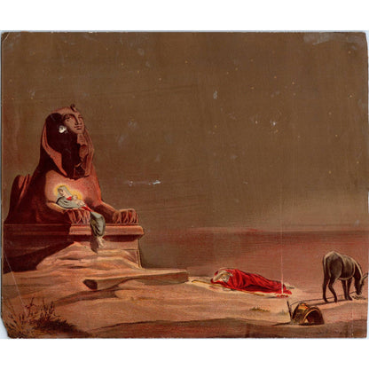Antique Print Luc-Olivier Merson - Rest on the Flight into Egypt 8x9.5 TJ1-2