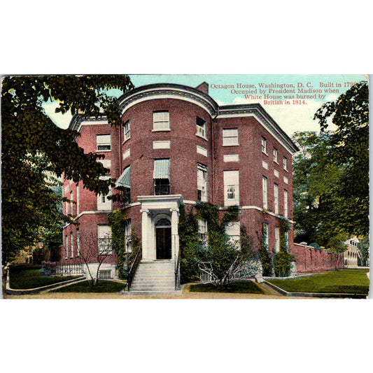 Octagon House Washington D.C. Original Postcard P1-16
