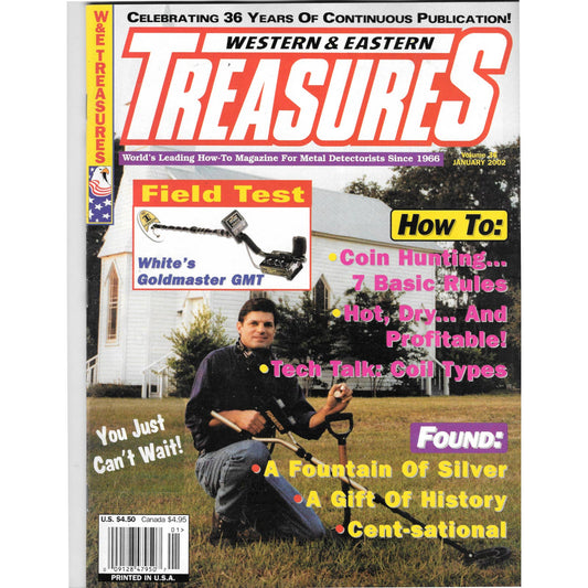 Western & Eastern Treasures Magazine - Treasure Hunting Jan 2002 M6