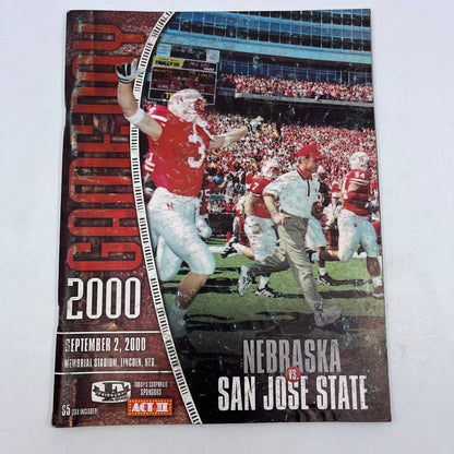 2000 Nebraska Cornhuskers vs. San Jose State College Football Program TH6