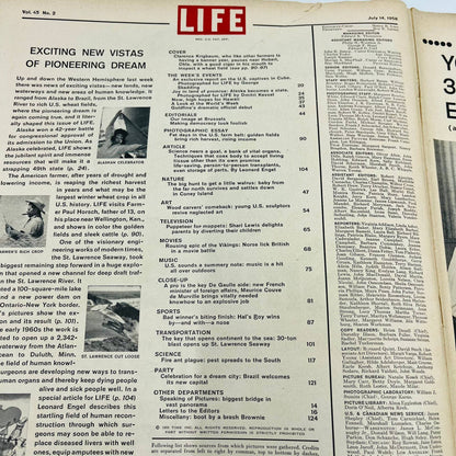 Life Magazine July 11, 1960 - The Nelson Rockefellers - Alfred Hitchcock TA8