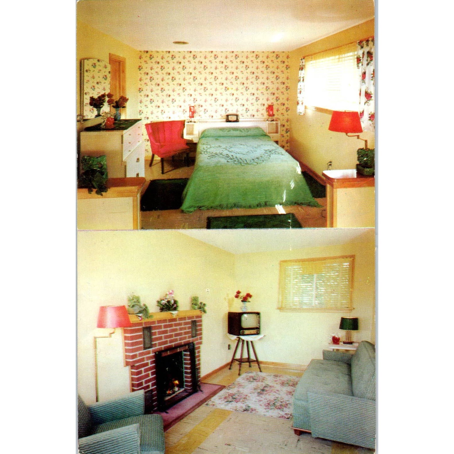 Vintage Postcard Honeymoon Cottage at Chestnut Grove Lodge Swiftwater PA TD8-P2