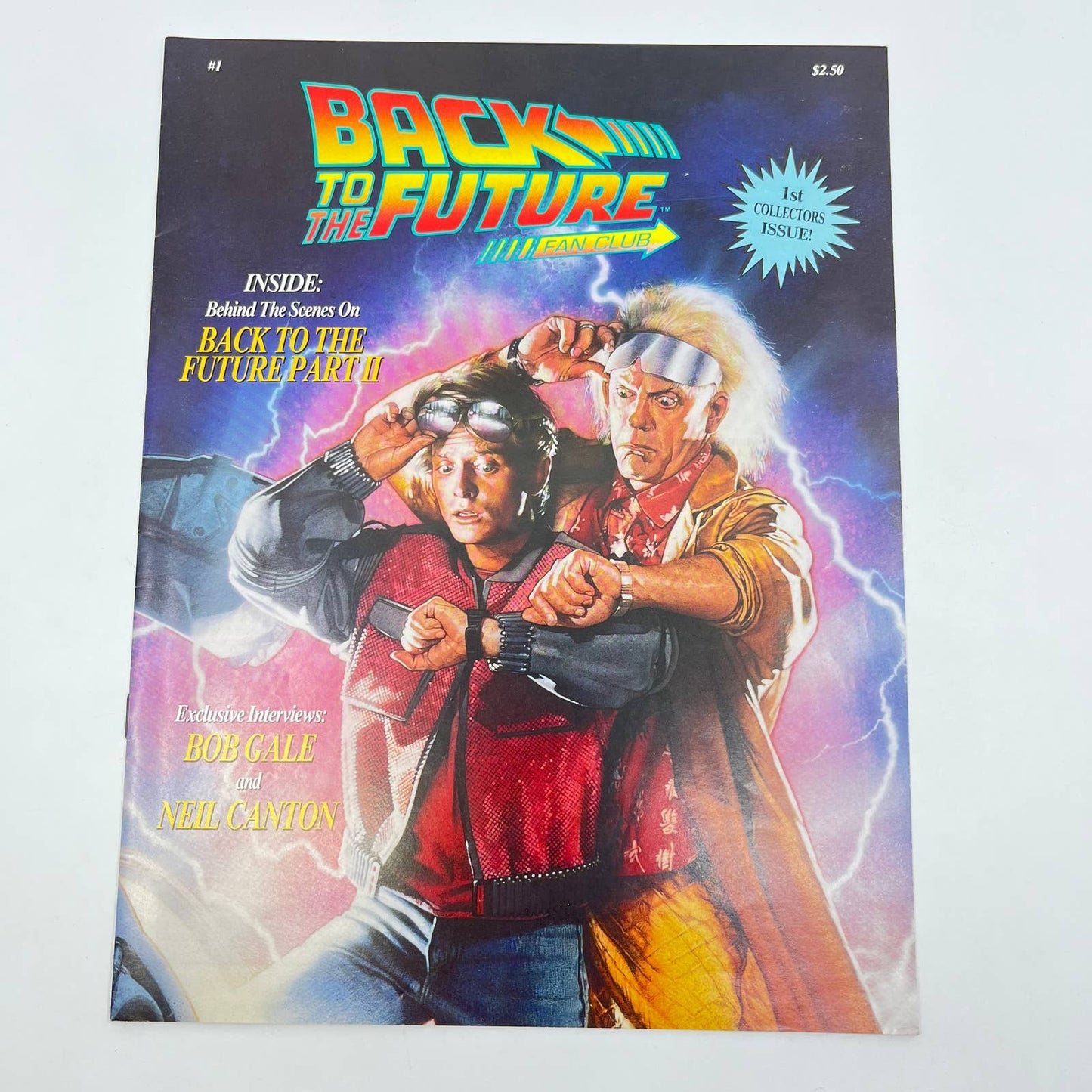 RARE 1990 Back to the Future Fan Club Magazine #1 TF7