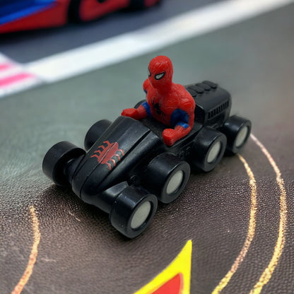 1990 Spider-Man Toy Car - Marvel Comics 2.75" 8-Wheeler TE5-S2