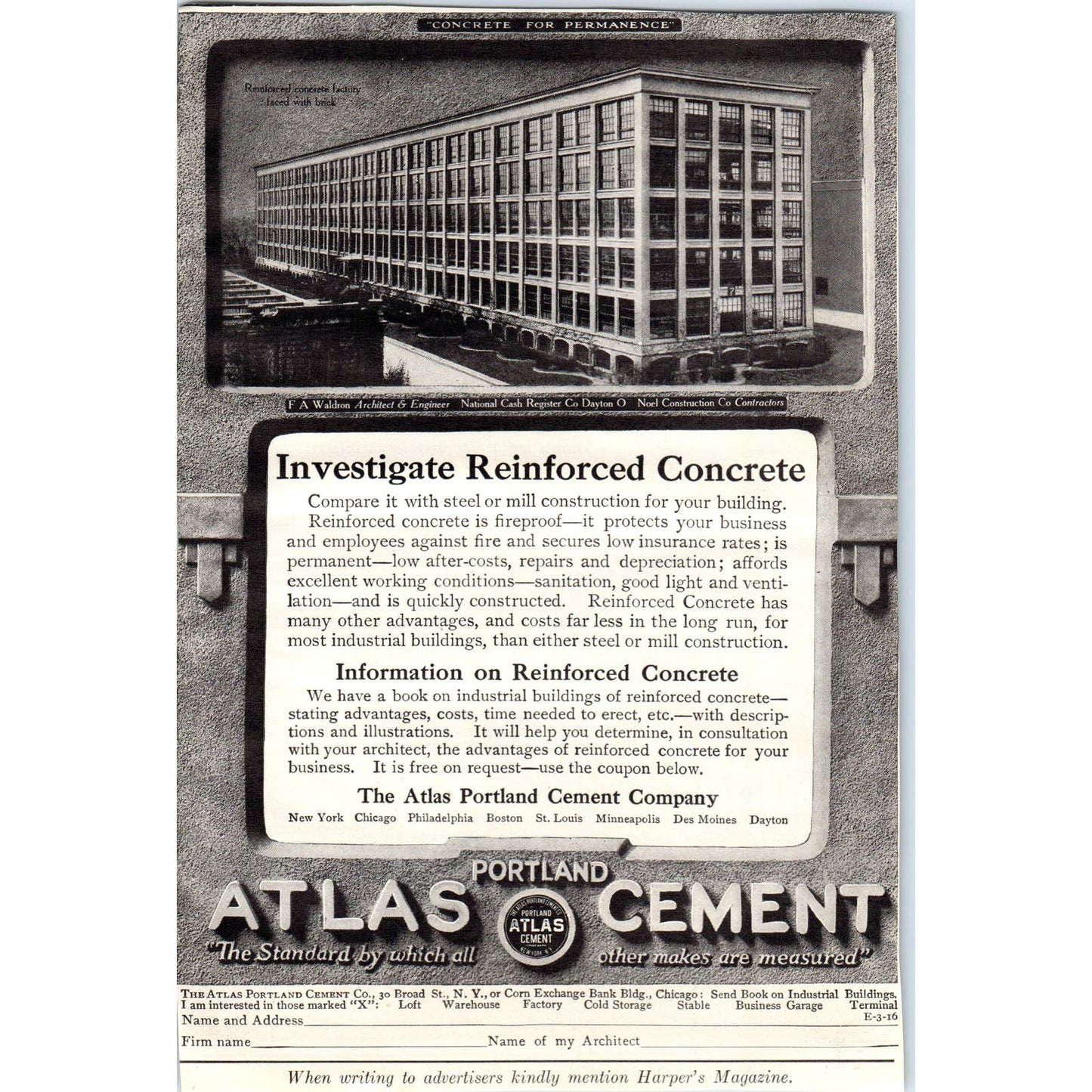 c1920 Harper's Magazine Ad - The Art of Papermaking Old Hampshire Bond TD8-H1