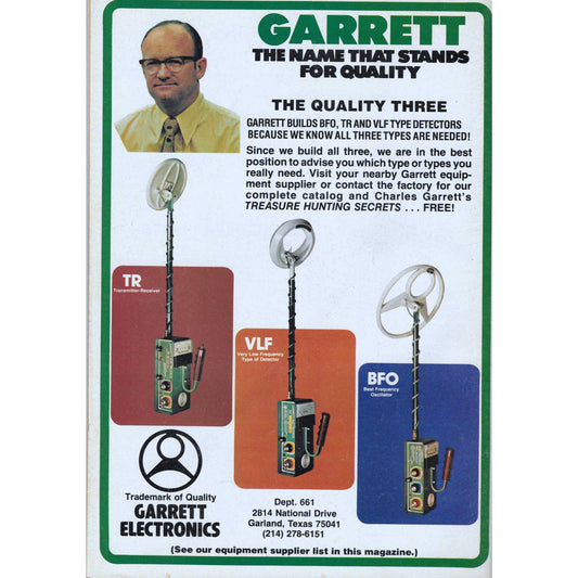 Long John Lathams Lost Treasure Magazine Lost Mines, Buried, Sunken DEC 1976 M1