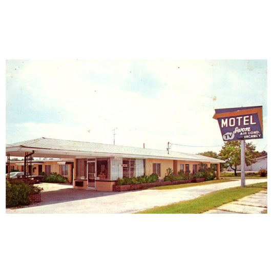 Vintage Postcard - Avon Motel Avon Park FL K.L. & Gussie Massey P4-6