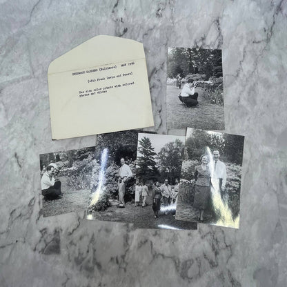 1956 Photographs of Frank Davis at Sherwood Gardens Baltimore MD TJ9-PG2