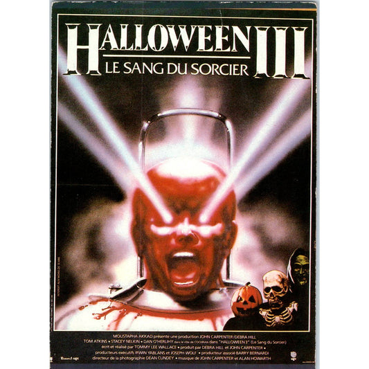 Vintage Promo Postcard Halloween III Le Sang Du Sorcerer EA3