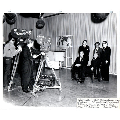 Ambassador of India B.K. Nehru KELO TV Interview 1963 8x10 Photo B15