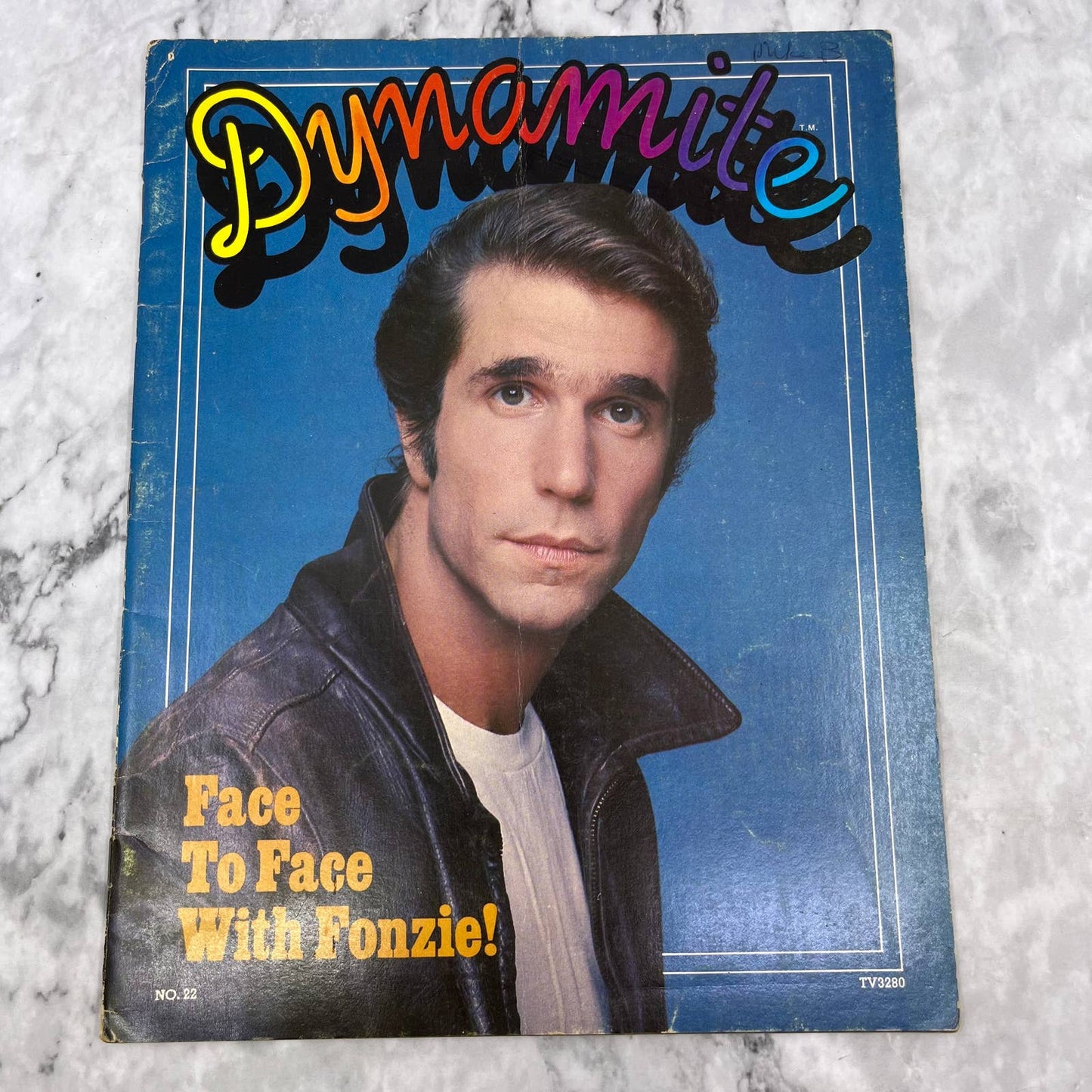 Vintage Dynamite Magazine 1976 No. 22 Fonzie, happy days TJ4