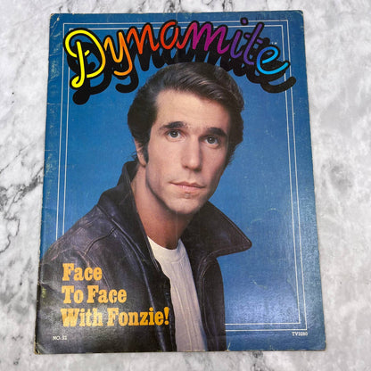 Vintage Dynamite Magazine 1976 No. 22 Fonzie, happy days TJ4