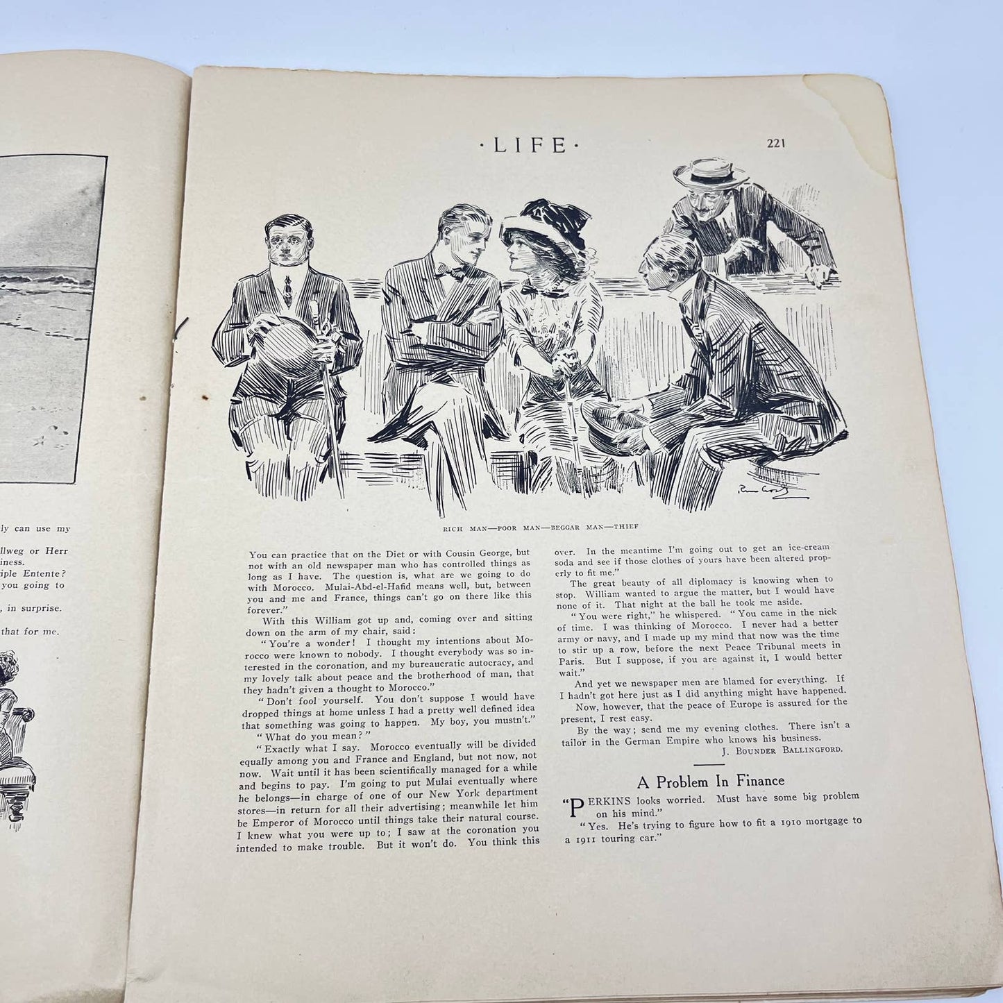 Life Magazine – August 10, 1911 (# 1502) – Rea Irvin – Deep Sea Number TF7