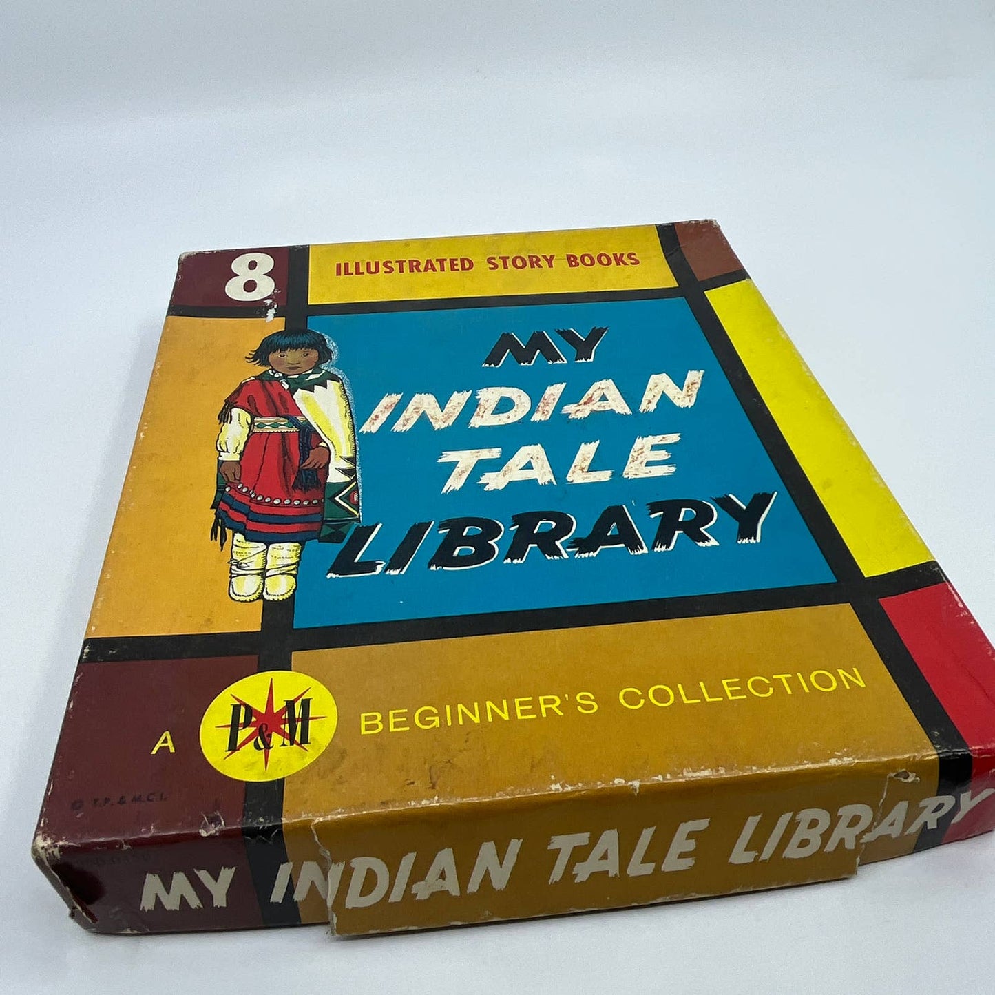 1965 Boxed My Indian Tale Library The Platt & Munk Co. 3 Illustrated Books TG6