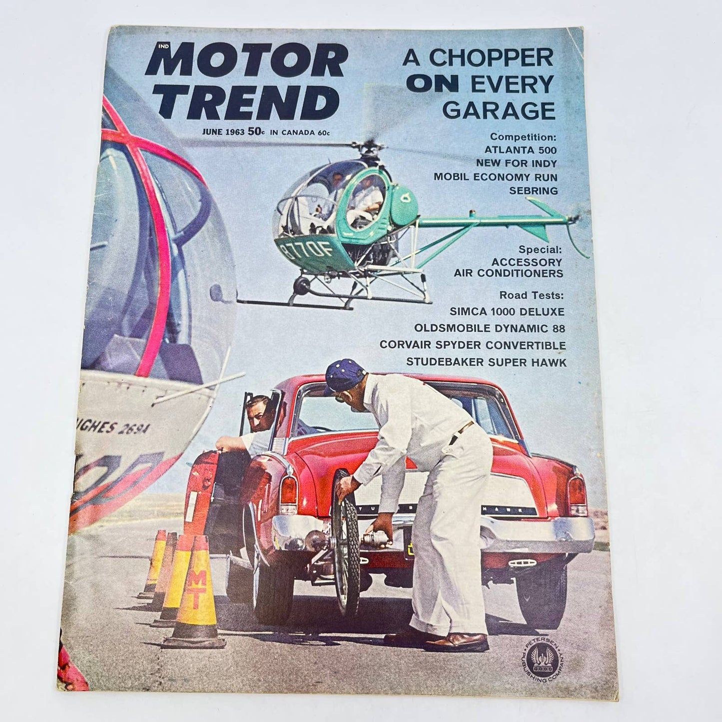 Motor Trend Magazine June 1963 Atlanta 500 Oldsmobile Dynamic 500 TF9