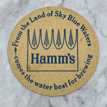 1967 Hamm’s Beer Coaster “Mother-in-Law Just Left Hamm it Up” Double Sided SE6