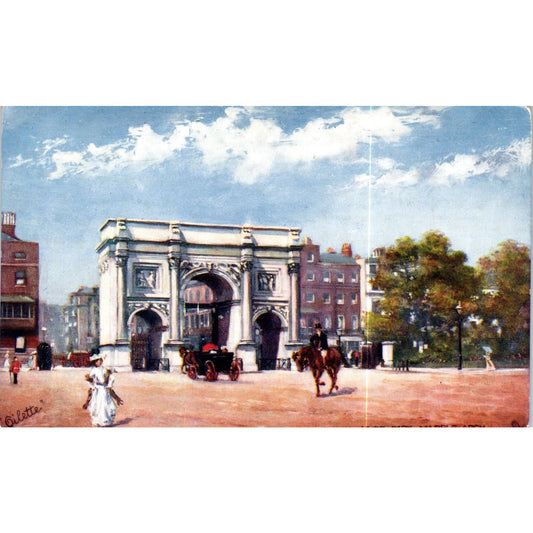 Hyde Park Marble Arch Raphael Tuck Oilette Original Postcard P3-2