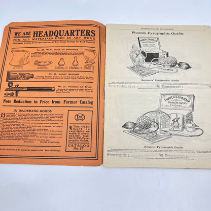 1904 Thayer & Chandler Pyrography Catalog No. 57 Chicago TF7