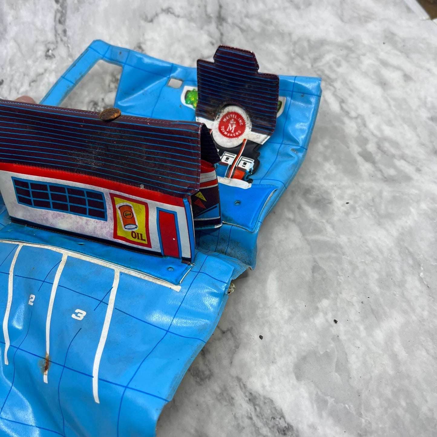 Vintage Hot Wheels 1968 Pop Up Speed Shop Service Station Mattel TK1