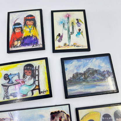 Lot of 10 Miniature Ettore Ted DeGrazia Prints TF5