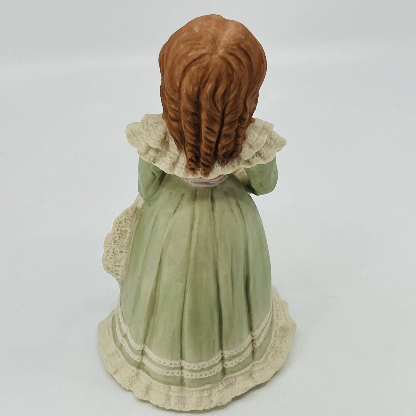 VTG Hand Painted Ceramic Victorian Southern Belle Figure Marlys Hatfield 7” TB9