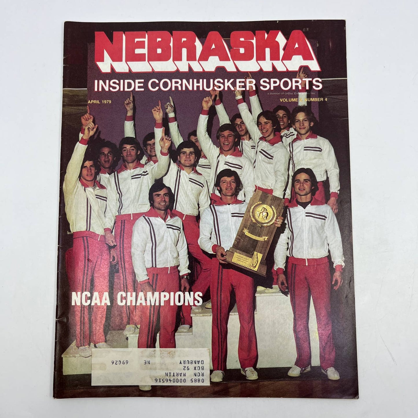 1979 Apr - Nebraska Inside Cornhusker Sports - Men’s Gymnastics NCAA Champs TH7