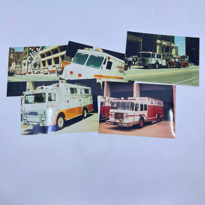 Vintage Baltimore Maryland Area Fire Truck Vehicle Original Photo LOT OF 20 TF5