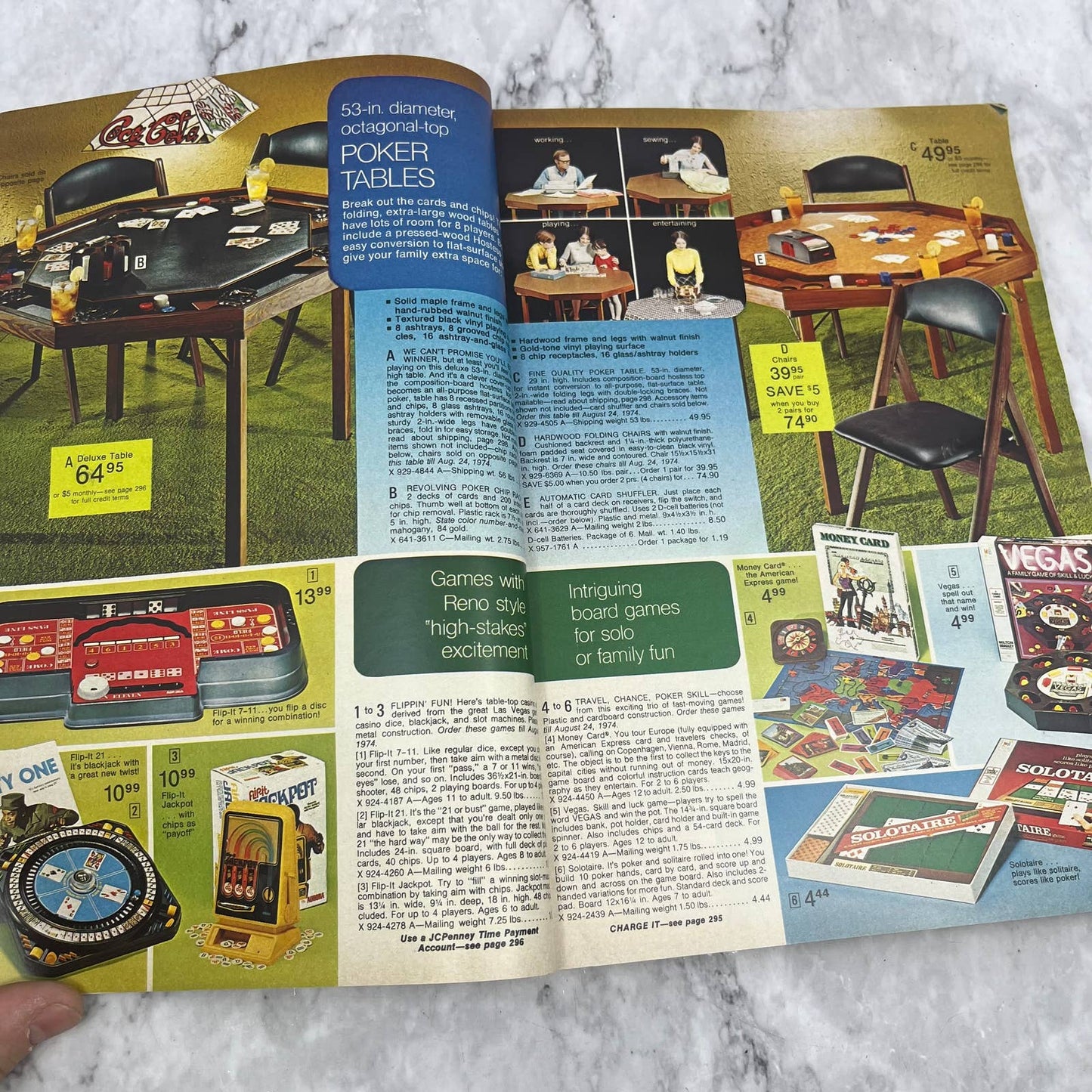 1973 JC Penny Christmas Wish Book Catalog - Great Vintage Toys & Gifts S1