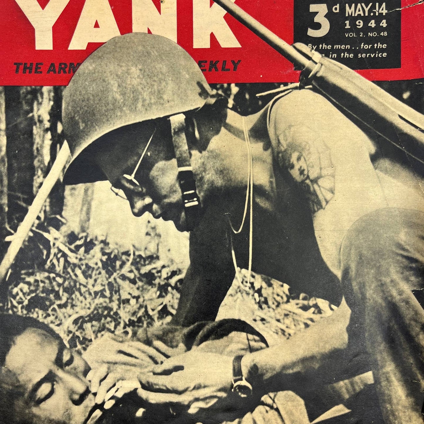 1944 May 14 WWII Yank Magazine British Edition Burma Air Invasion FL4