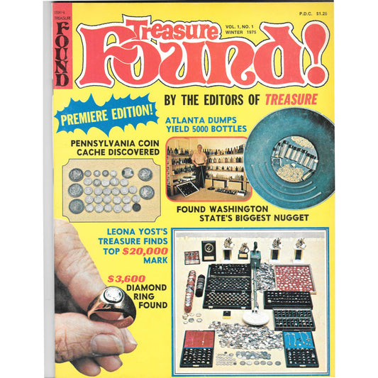 Treasure Found! Magazine - Treasure Hunting Metal Detecting Winter 1975 M3