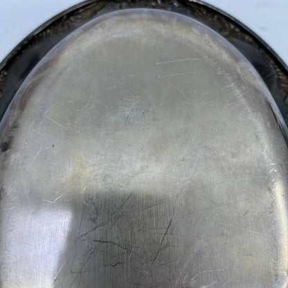 Wallace 1137 Georgian Silverplate Oval Serving Dish With Lid 1137 TH9