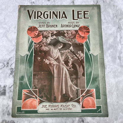 1915 Virginia Lee Collectible Sheet Music Branen & Lange TH1