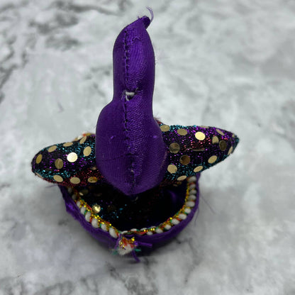 Vintage New Orleans Mardi Gras Purple Jester Head SF1