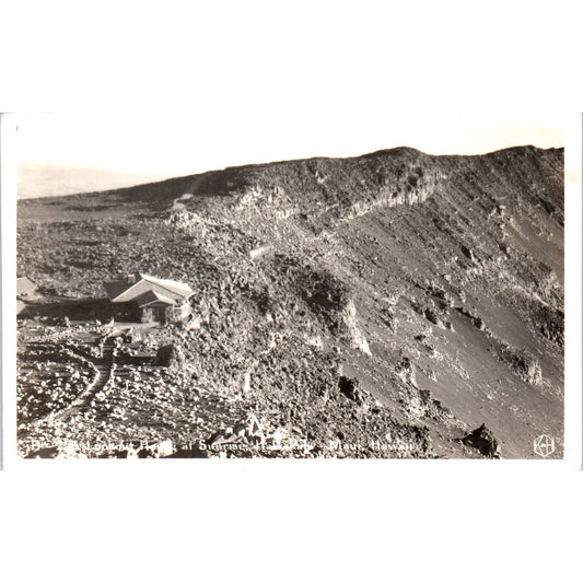 Sunrise at Haleakala National Park Maui Hawaii - Original RPPC Postcard TJ7-RP3