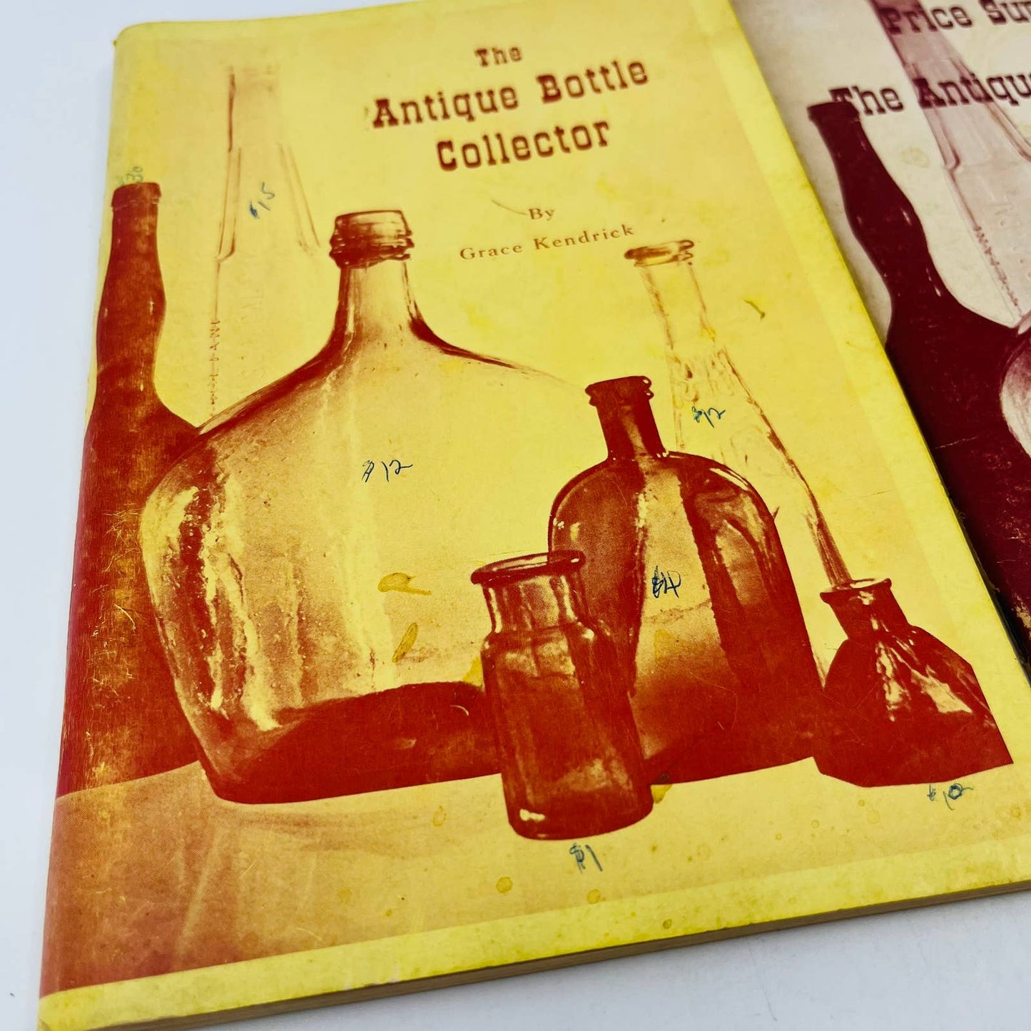 1966 The Antique Bottle Collector by Grace Kendrick & Price Supplement BA2