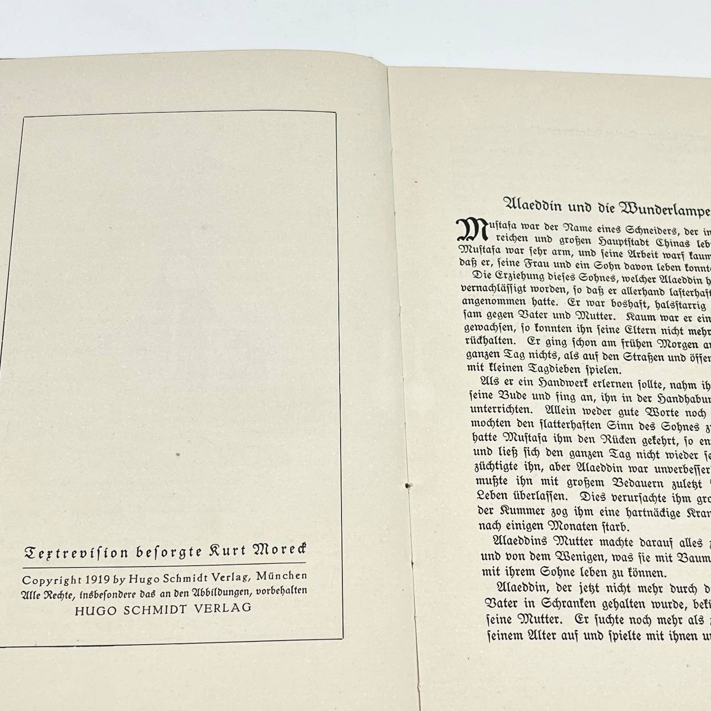 1921 German Arabian Nights Alaeddin Und Die Wunderlampe TF3