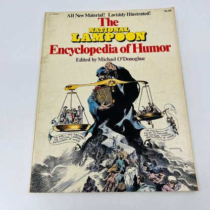 The National Lampoon's Encyclopedia Of Humor Soft Cover 1973 Magazine Book BA2