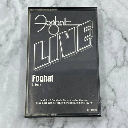 FOGHAT Foghat Live 1977 Bearsville Records Cassette Tape TB5-10