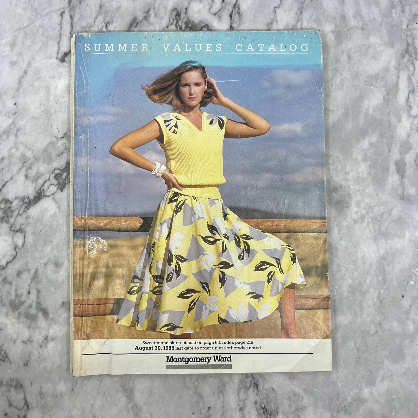 Montgomery Ward 1985 Summer Values Catalog Original S3