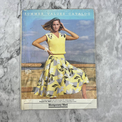 Montgomery Ward 1985 Summer Values Catalog Original S3
