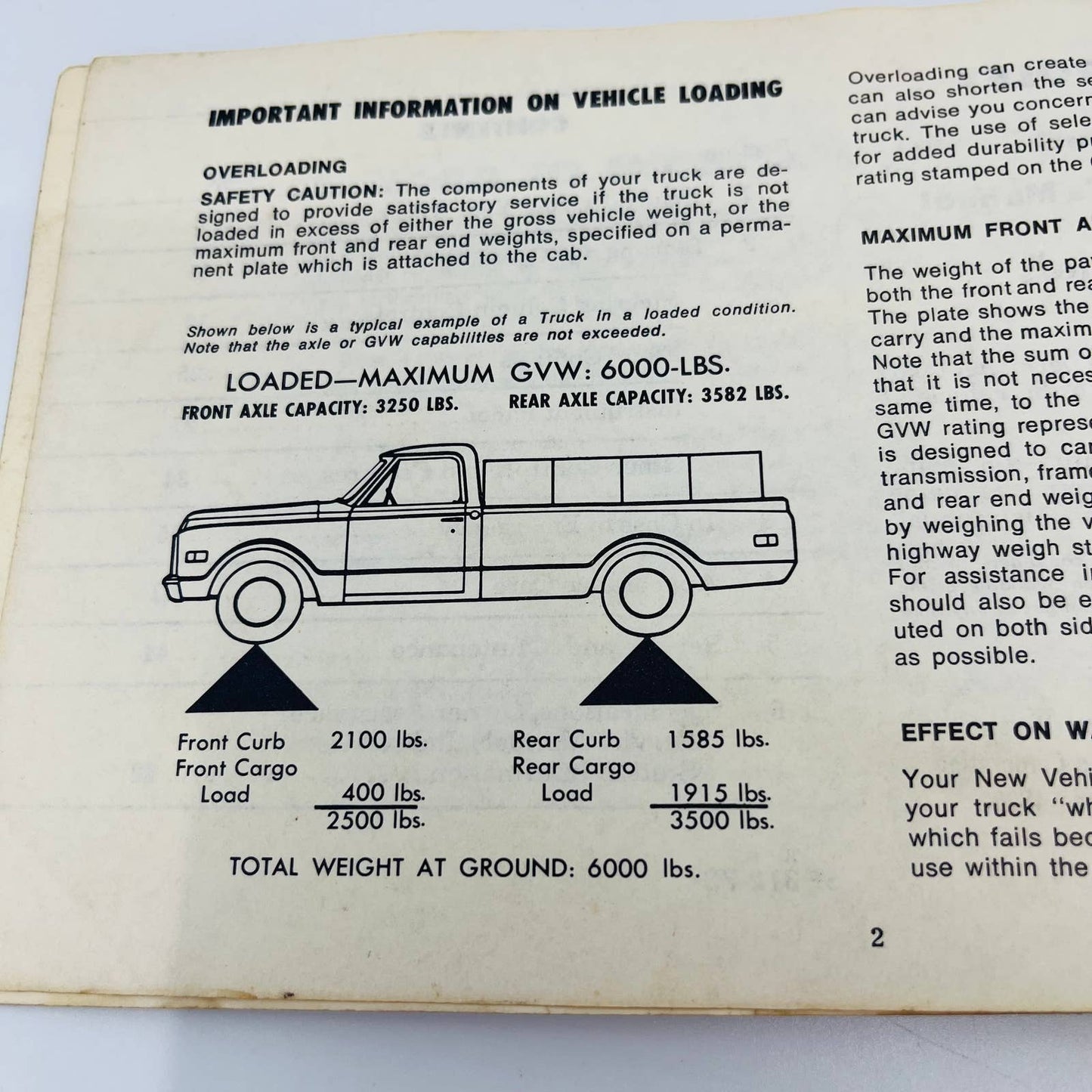 1973 73 Chevrolet GM Light Duty Truck Gasoline Pickup Owners Manual Chevy BA2