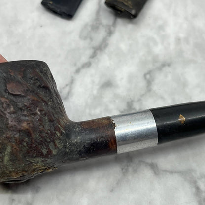 Vintage Tobacco Smoking Estate Pipe and Accessories Lot TJ9-4