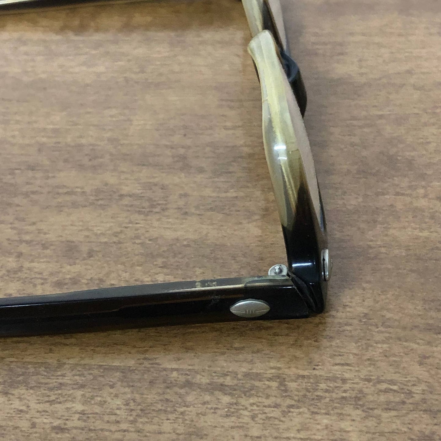 1950s AO Kids Horn Rimmed Glasses 5.25 w/ Lenticular Bear Case TH3