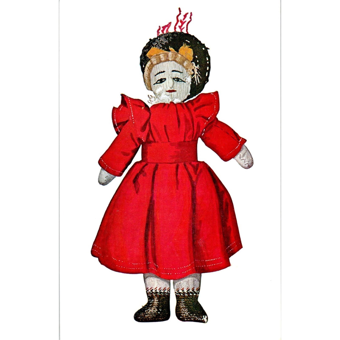 Rag Doll Tilly Rex Bush National Gallery of Art Original Postcard PB6