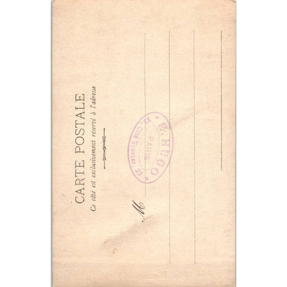 Antique Postcard RPPC Victorian Photo Lanzetta E. Hugo Paris SE8